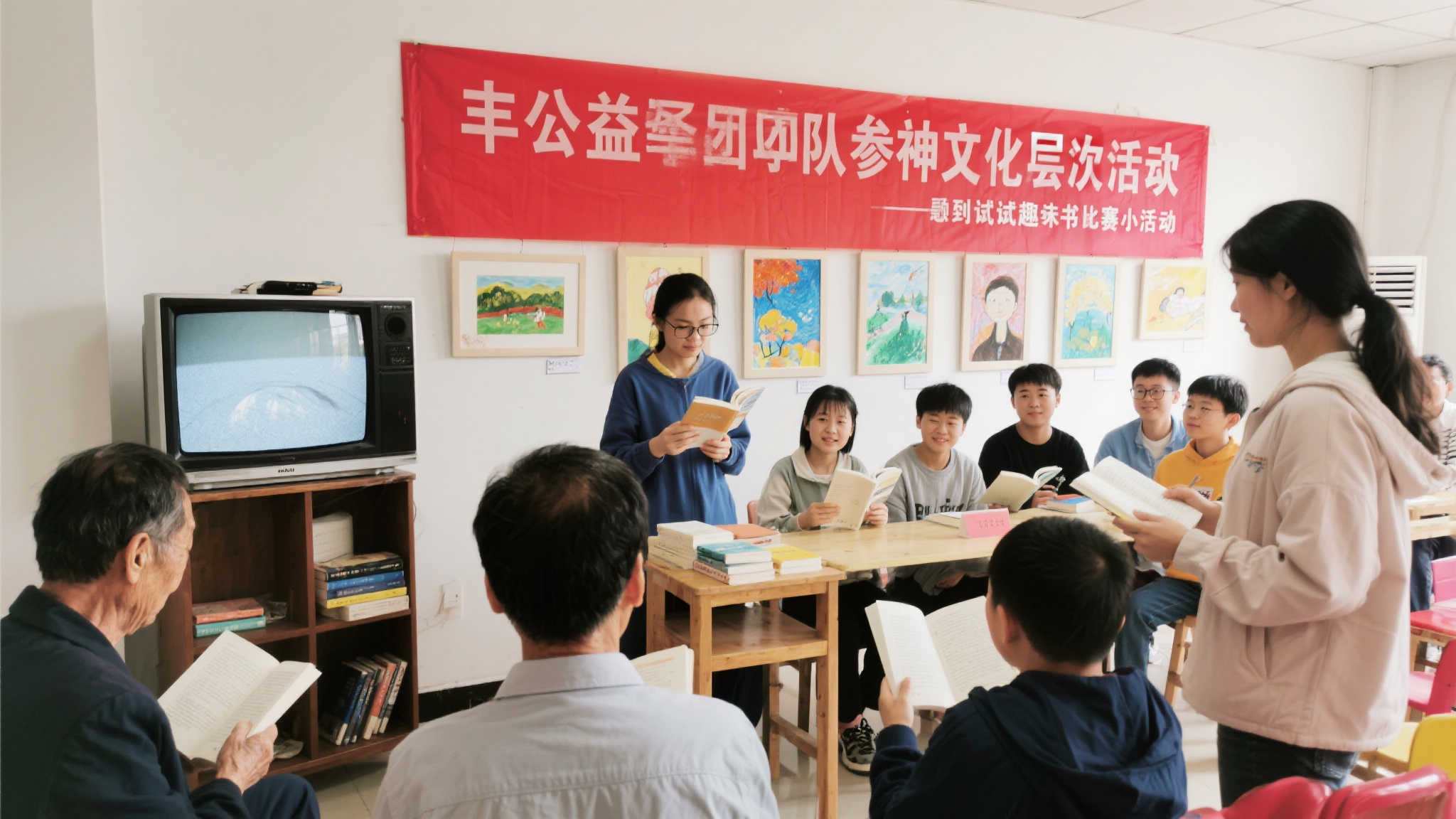 丰富精神文化层次
失去了年轻时主动参与