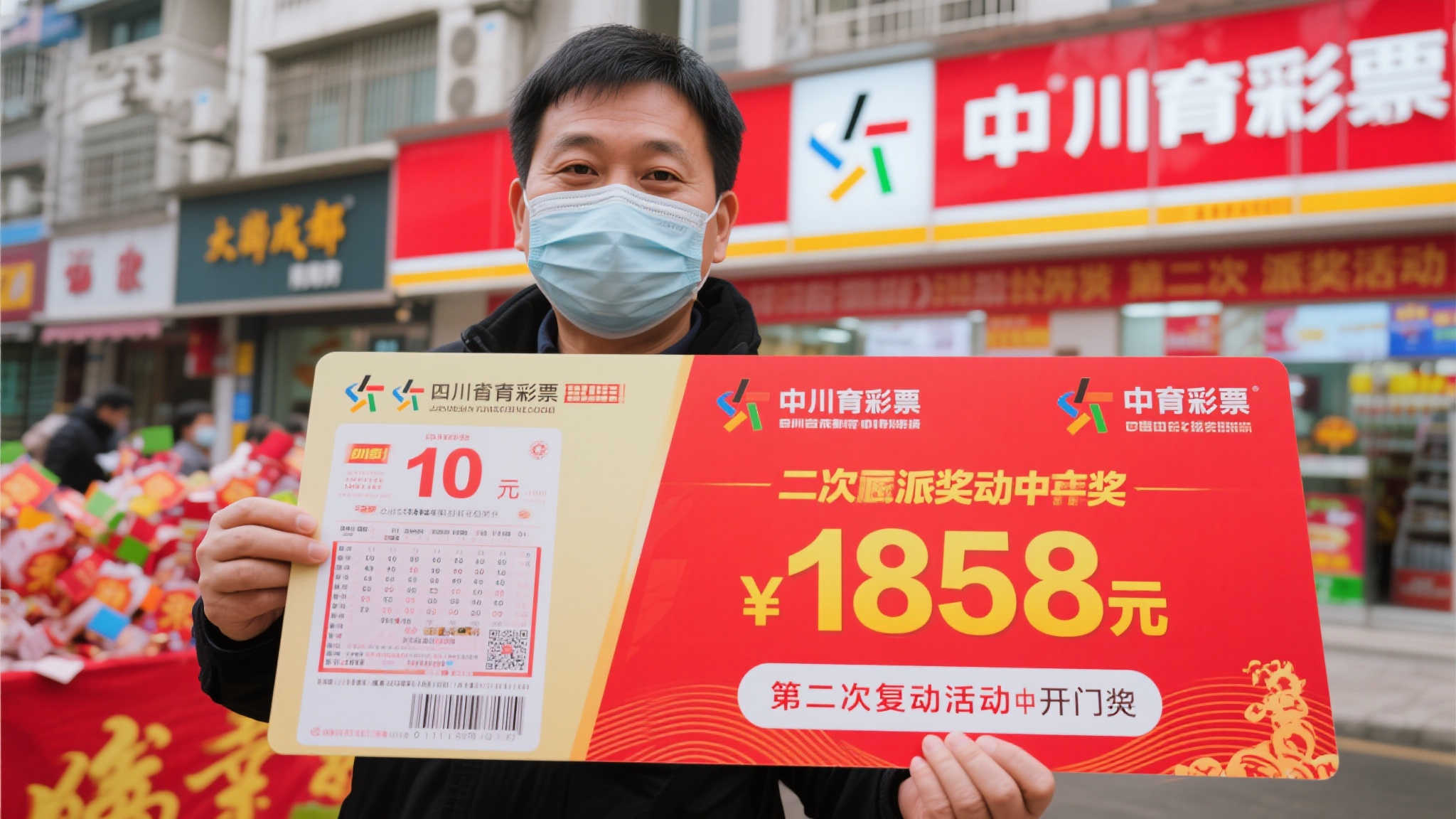 四川首位大奖得主现身:成都彩民喜领1858万元奖金 在近日备受关注的彩票派奖活动中,一则关于