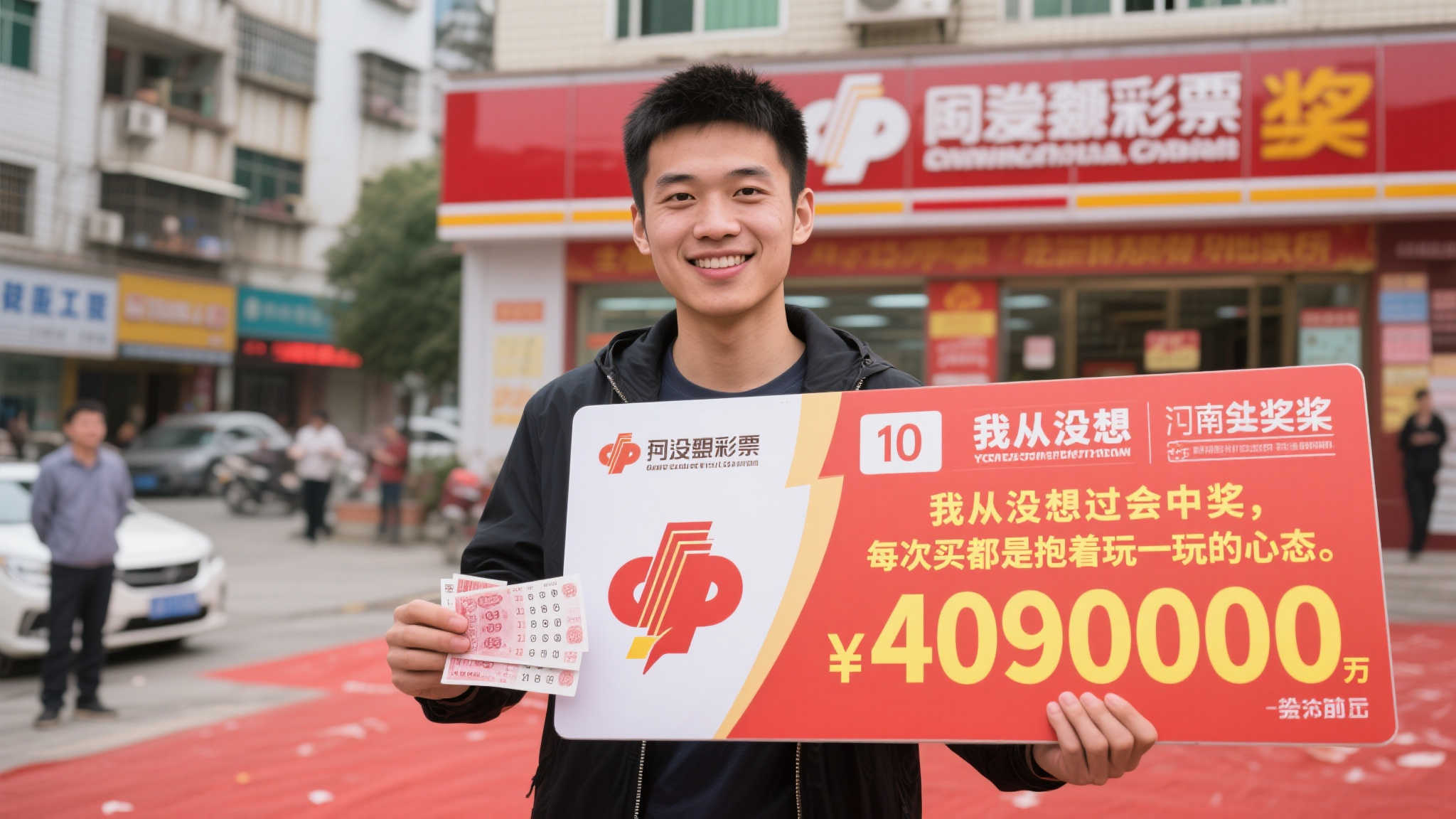 90后小伙一夜暴富4000万彩票大奖:激动到发抖难信现实 这位90后小伙来自南方一个小城市,平日里