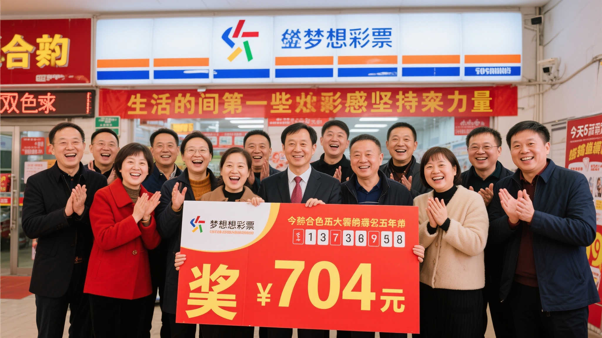 10人合买团5年坚持2组号码，终揽双色球704万大奖