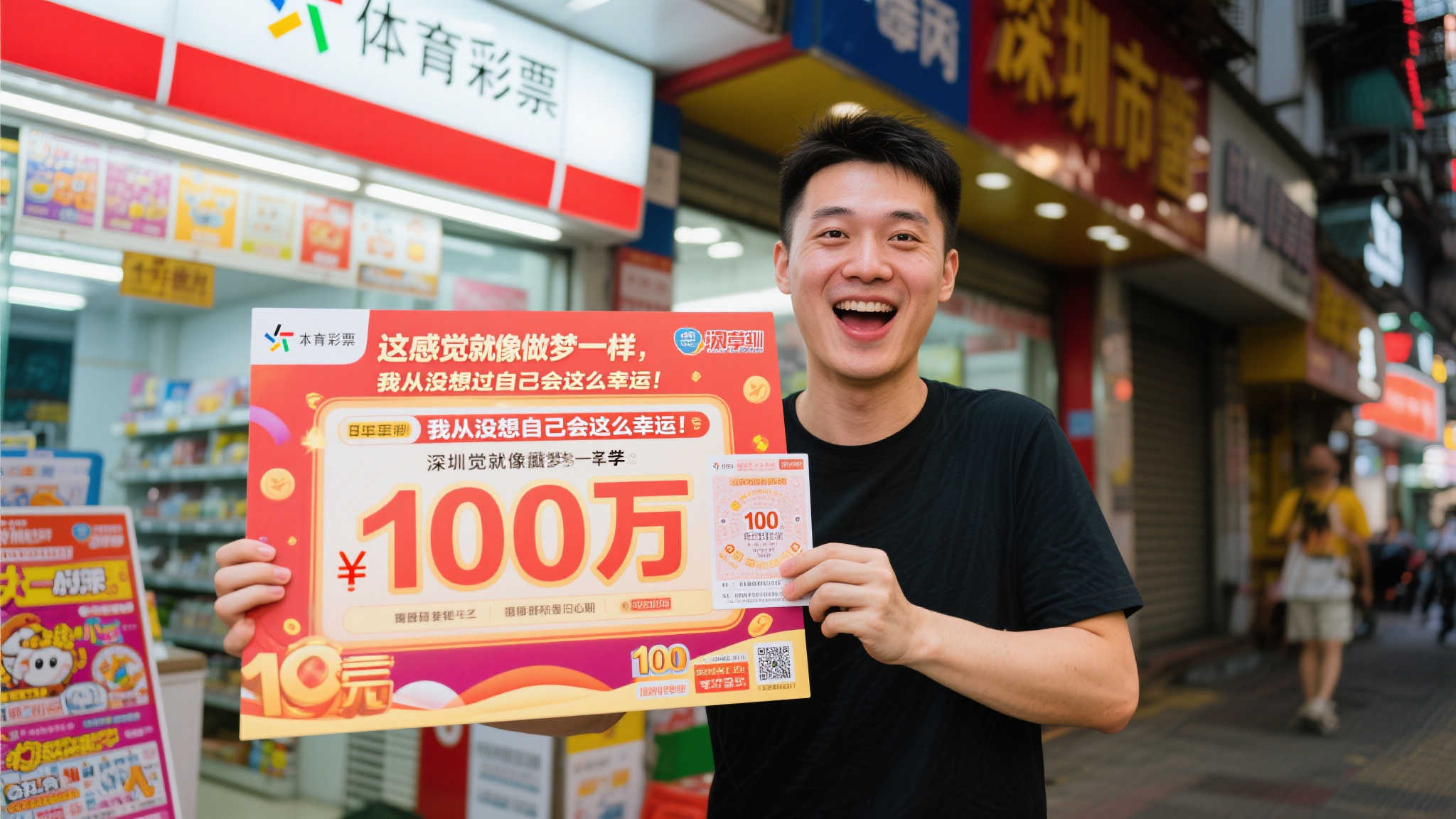 中奖100万,深圳彩民畅想未来,三个愿望即将成真 幸运降临:深圳购彩者的百万惊喜
在深圳