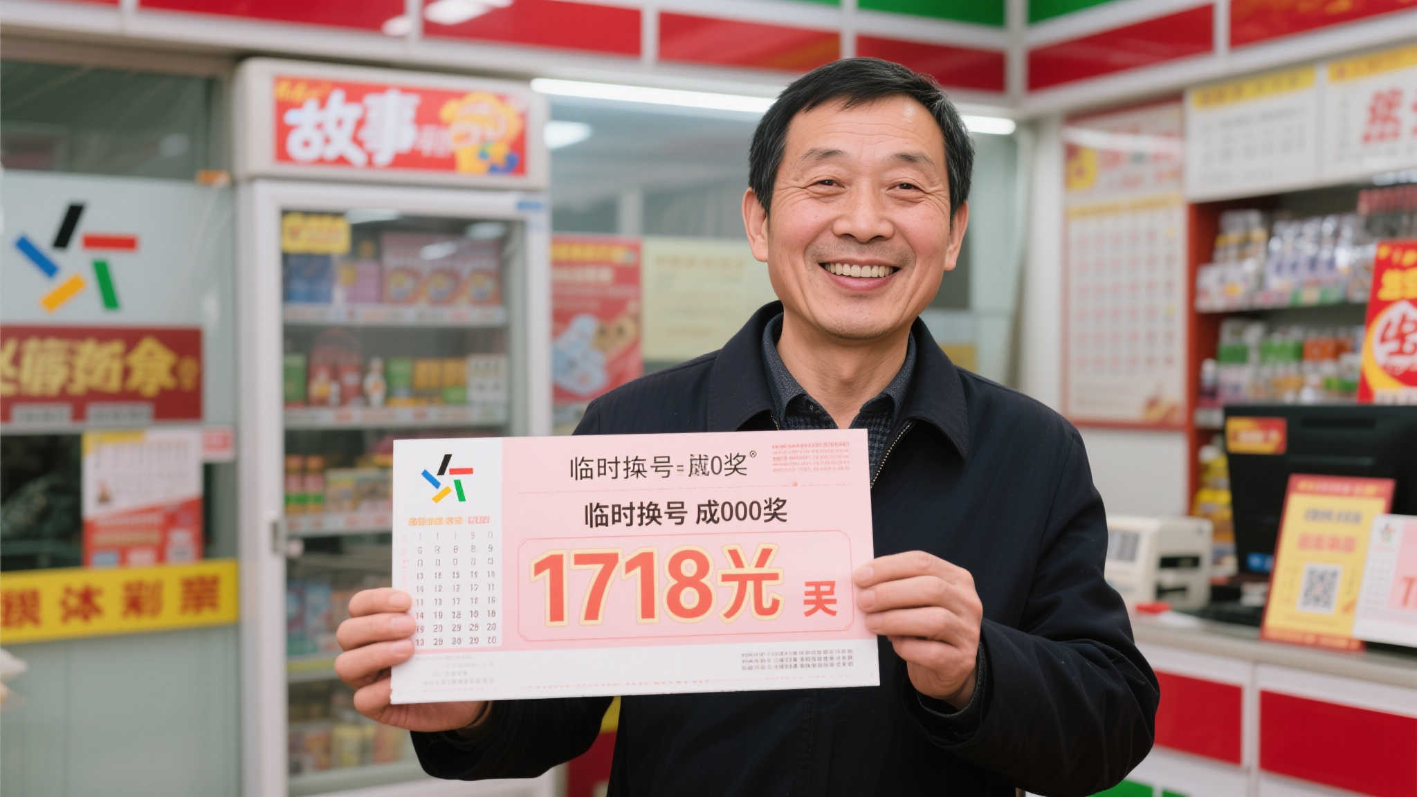 临时换号成就千万大奖
故事的主人公是一