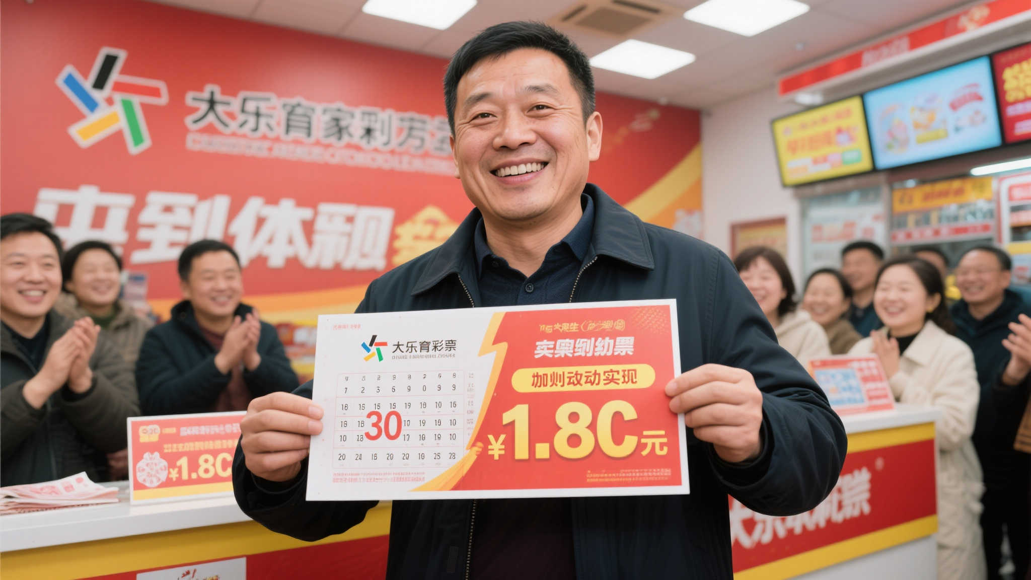 这位男子来自一个普通家庭，平日里购买彩票