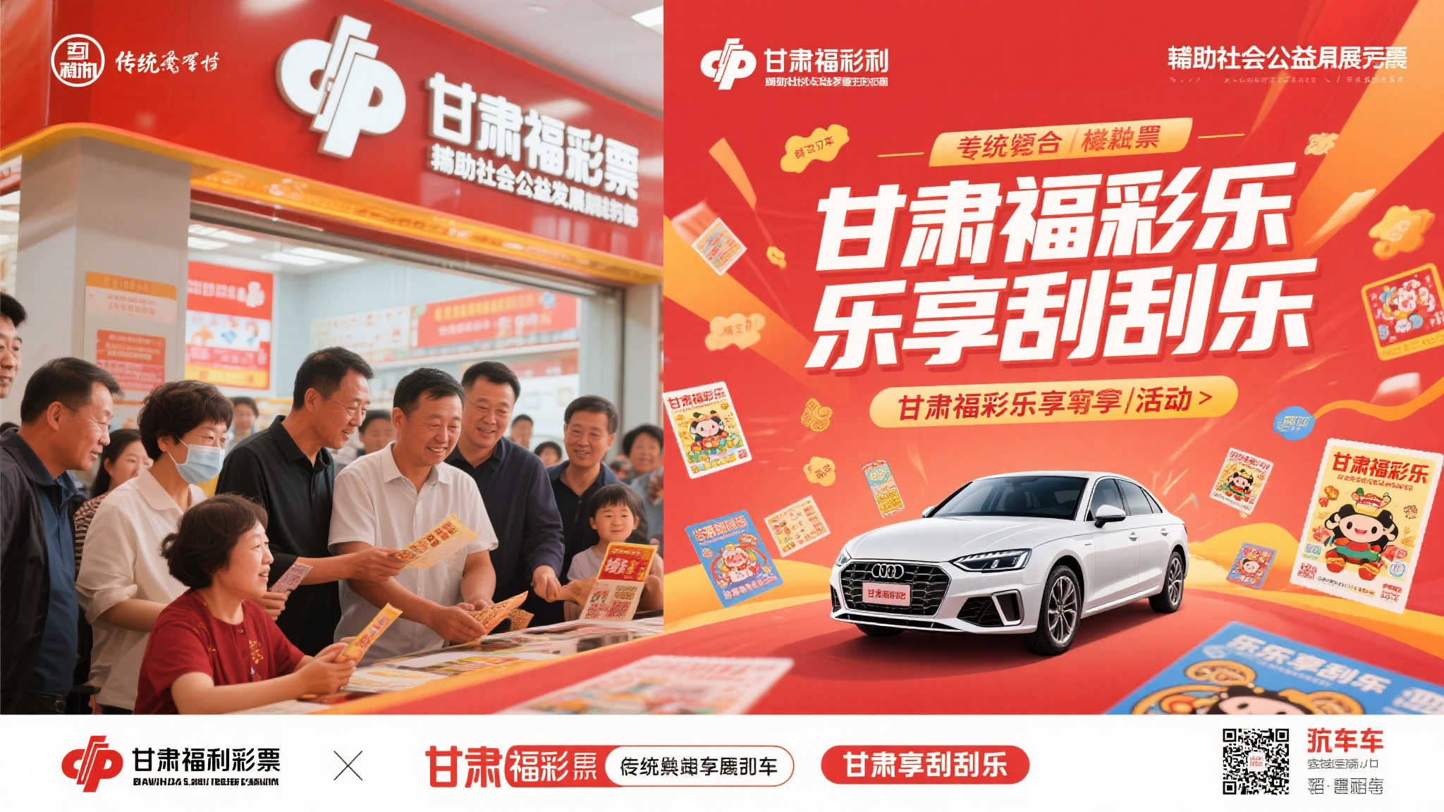 甘肃福彩盛大举行刮刮乐汽车礼品推介活动 近年来福利彩票不仅在助力社会公益发展方面