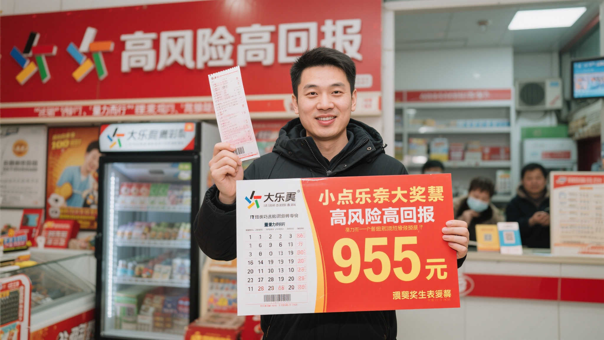 “80后喜中大乐透955万:每期投入不超过百元的小复式策略” 小投入也能有大回报:理性购彩的智慧
提