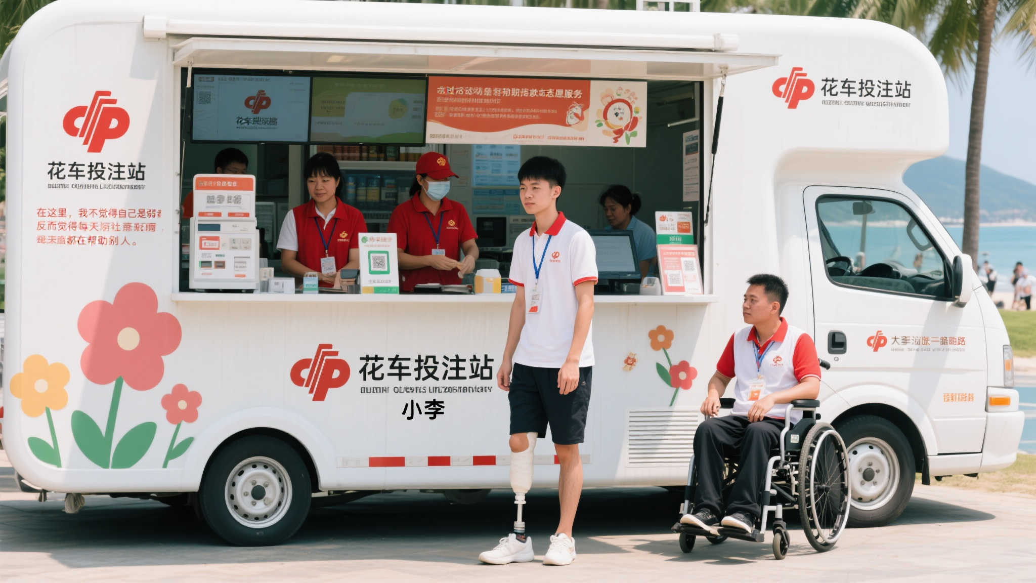 大梅沙‘花车投注站’首现，创新公益助残新名片
