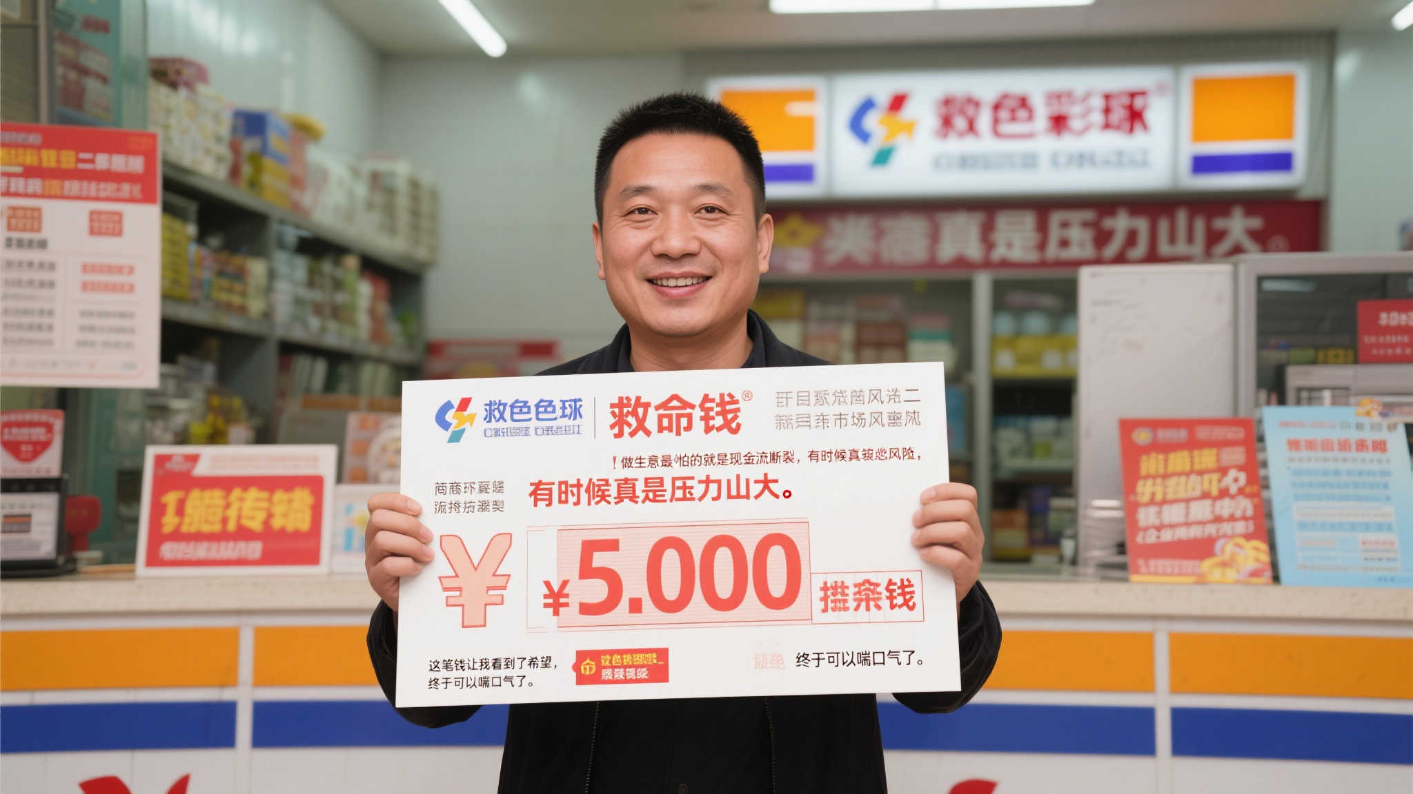 二：中奖背后的意义 解决生意资金难题
