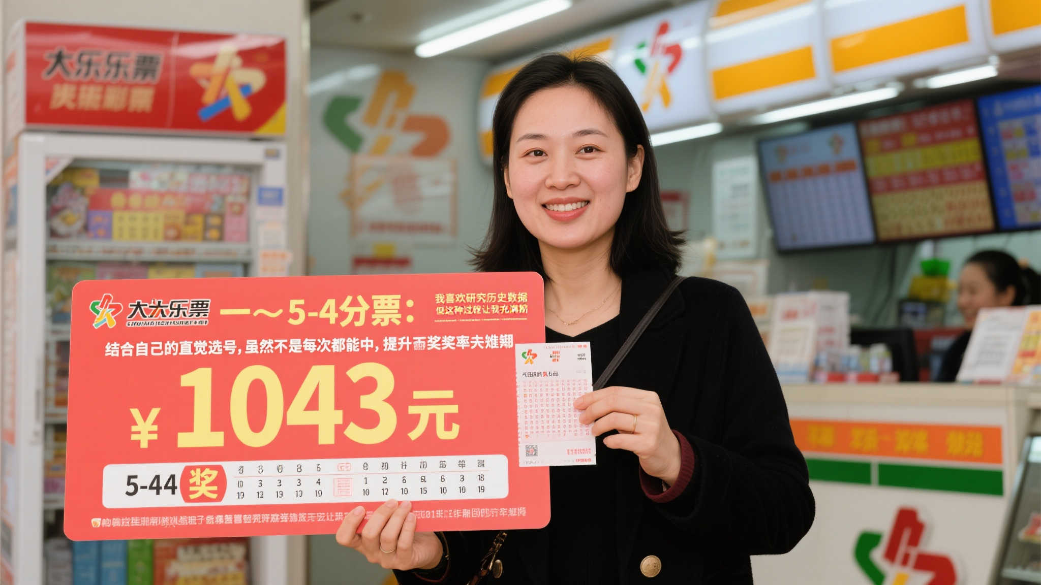 资深女彩民巧用5+4复式揽大乐透1043万 爱心捐款20万 资深女彩民巧用5+4复式揽大乐透1043万 爱心捐款20万
