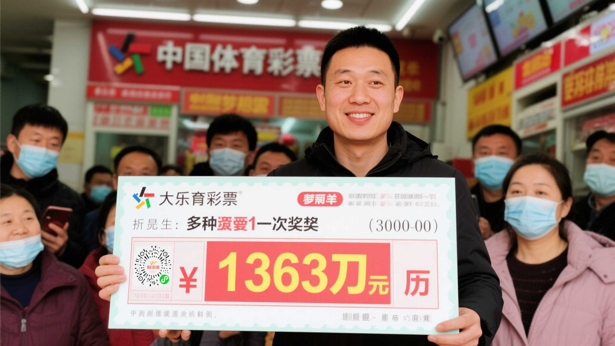 男子意外中1363万大奖 销售员提醒后才恍然大悟 大乐透作为国内备受欢迎的彩票游戏之一,以