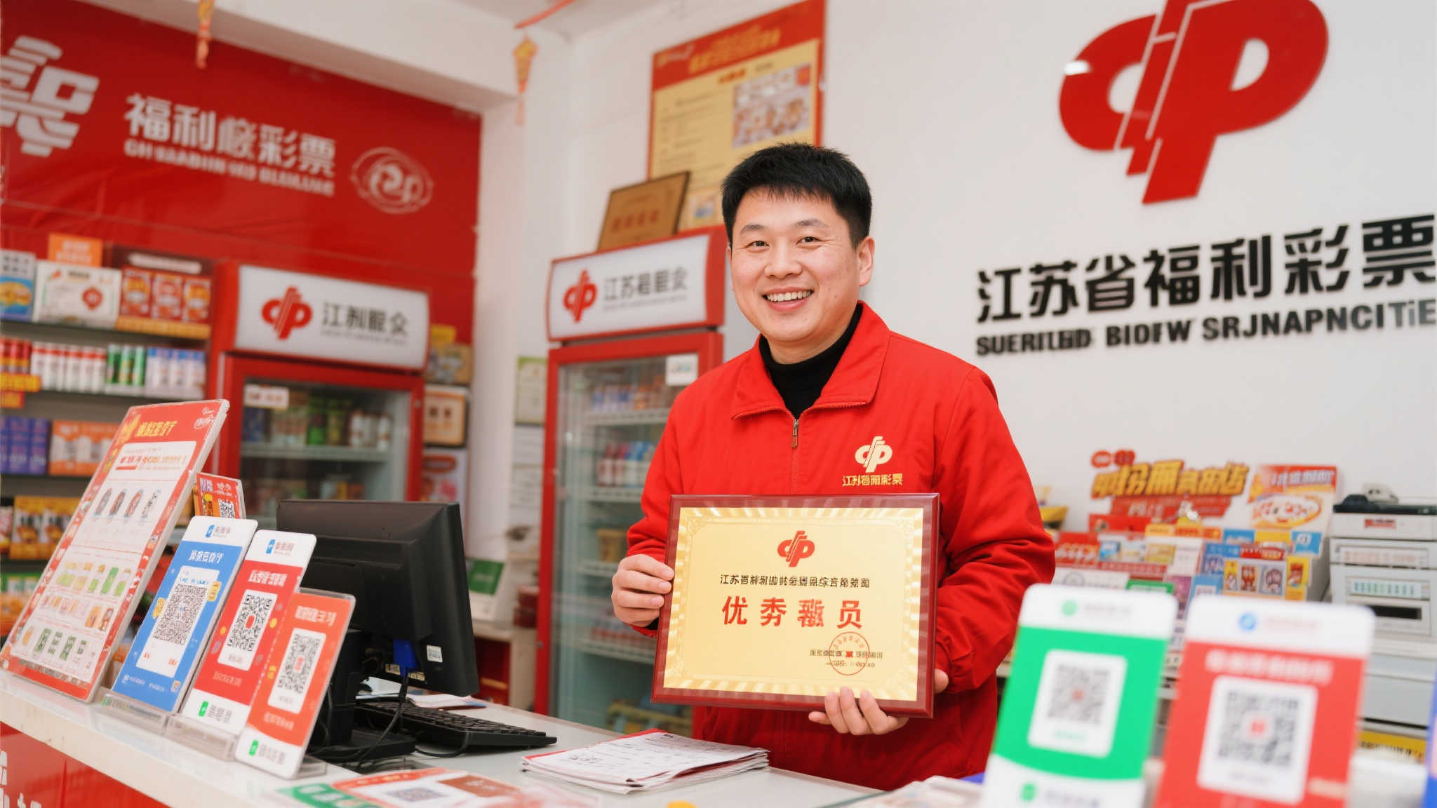 榜样引领成长力量——江苏福彩杰出销售员展示 每一位优秀的彩票销售员,都不只是简单地完